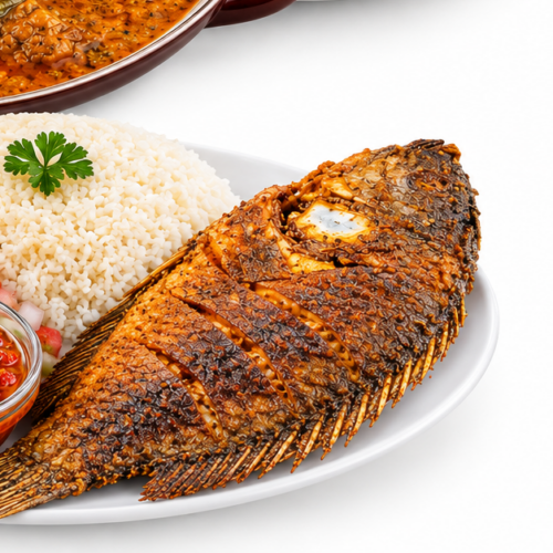 Atieké avec Poisson